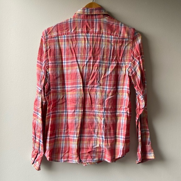 Ralph Lauren lightweight plaid button down - Picture 3 of 5